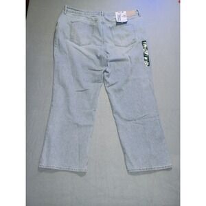 Seven7 Women Loose Straight High Rise Jeans Key West Blue SX10341DE Size 24W NWT